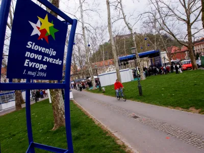 EU - evropa, Park Zvezda - prireditev ob vstopu Slovenije v Evropsko unijo