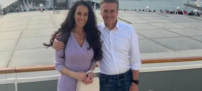 Tina Gaber in Robert Golob sta bila na križarjenju. F instagram