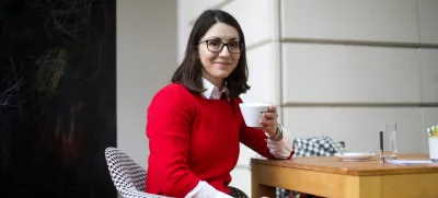 - 17.02.2022 - dr. Emilija Stojmenova Duh, inženirka elektrotehnike - predavateljica na Fakulteti za elektrotehniko UL ter vodja digitalne mreže 4PDIH in poznavalka inovacijskih politik //FOTO: Bojan Velikonja