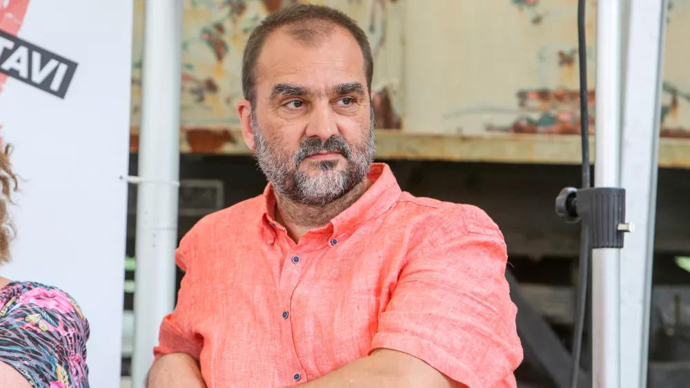 psiholog, sociolog in družinski terapevt dr. Albert Mrgole - 06.06.2017 - predstavitev akcije Ustavi se!, namenjene osve&scaron;čanju o posledicah prehitrega tempa življenja;   //FOTO: Bojan Velikonja