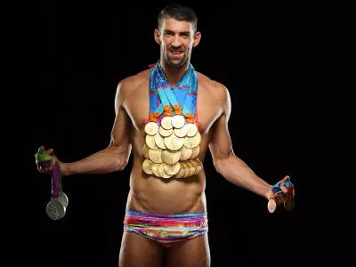 Nesmrtnioddaja o &scaron;portnih velikanihMichael Phelps.