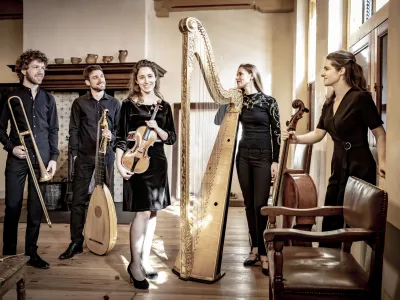 42. Festival Radovljica 2024 se bo začel 10. avgusta z nastopom zasedbe Castello Consort, program so naslovili &raquo;Symphoniae&laquo; &ndash; Glasba Nizkih dežel. Foto: Foppe Schut