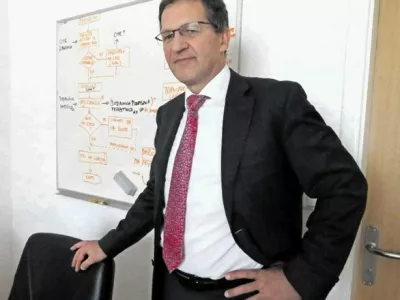 Nove kupce je sicer težko pridobivati, prizna Samo Prodan, direktor, vendar pa &raquo;smo maratonci in ne obupamo zlahka&laquo;. (Foto: Jana Petkov&scaron;ek &Scaron;takul)