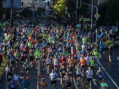 - maraton 42 km -- polmaraton 21 km -- 22. 10.2023 - 27. Ljubljanski maraton 2023 - največji teka&scaron;ki dogodek v Sloveniji - //FOTO: Bojan Velikonja