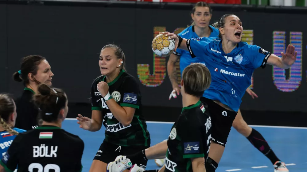 -Daria Dmitrieva- 23.09.2023 &ndash; rokomet - Krim Mercator: Ferencvaros, liga prvakinj, 3. krog: skupina B //FOTO: Bojan Velikonja