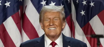FILE - Republican presidential nominee former President Donald Trump is pictured at an election night watch party, Wednesday, Nov. 6, 2024, in West Palm Beach, Fla. (AP Photo/Alex Brandon, File)