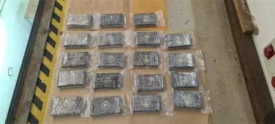 Droga kokain, ki jo je prevažala Slovenka, ujeta na MP Bajakovo na Hrvaškem.