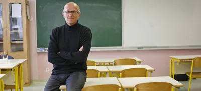 - 30.03.2015 - Gregor Pečan, ravnatelj OŠ Janka Modra iz Dola pri Ljubljani in novi predsednik Združenja ravnateljic in ravnateljev osnovnih in glasbenih šol//FOTO: Tomaž Skale