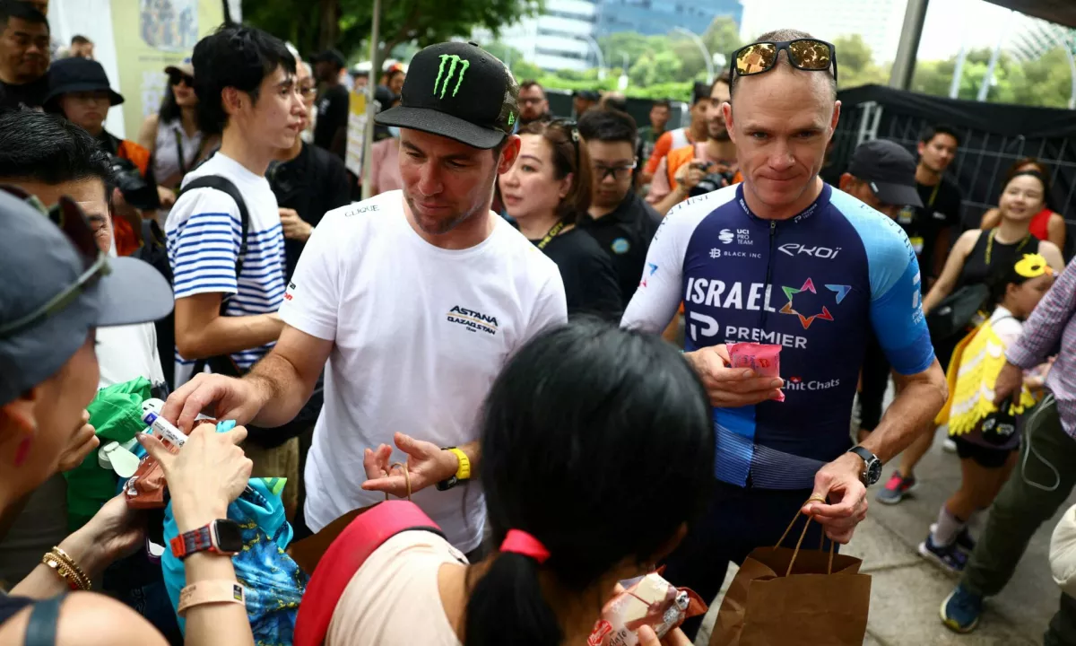 Froome resneje poškodovan v nesreči na treningu