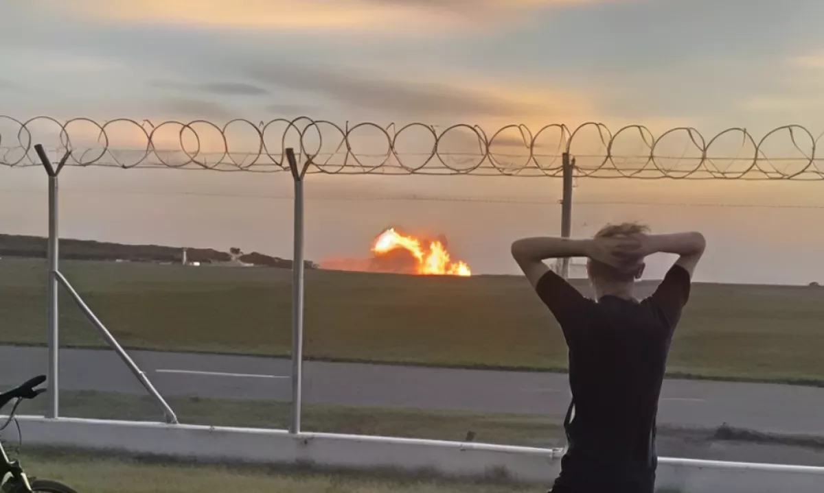 Na Poljskem strmoglavilo letalo F-16, pilot umrl v plamenih