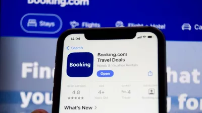August 7, 2025, London, England, United Kingdom: The travel platform Booking.com is facing a lawsuit from over 10,000 European hotels who claim that the vacation booking site and app used the 'best price' pledges to 'distort the market',Image: 1028143317, License: Rights-managed, Restrictions:, Model Release: no