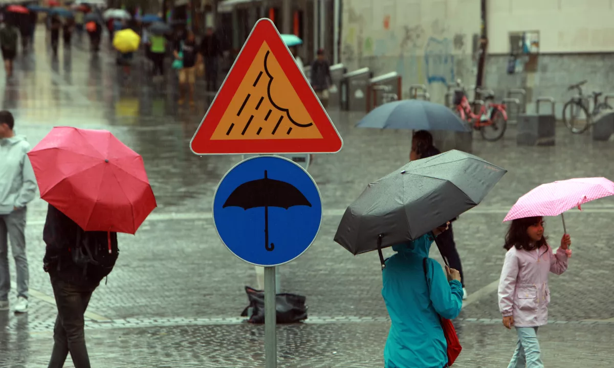 Začetek meteorološke jeseni zaznamovan z nestabilnim vremenom