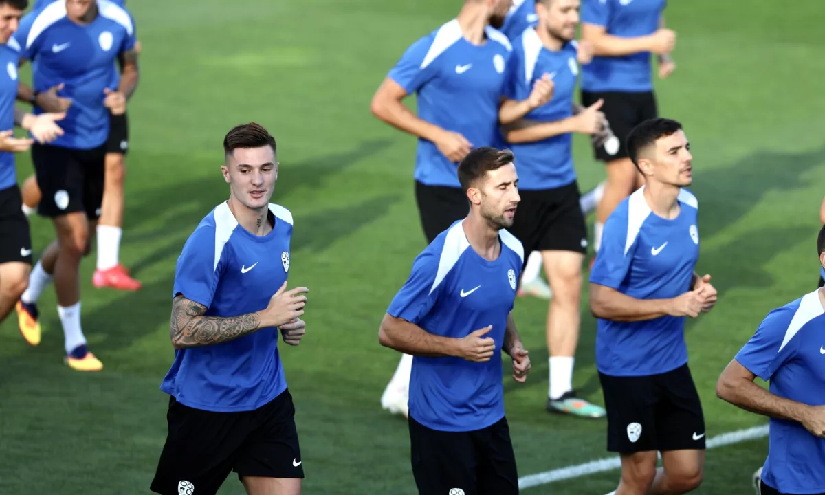 Šeško prvi na treningu