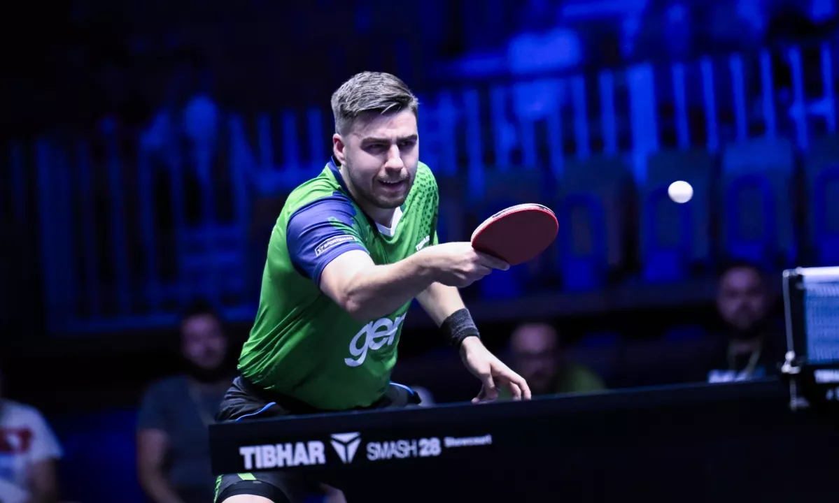 Darko Jorgić v četrtfinalu turnirja WTT Contender v Kazahstanu