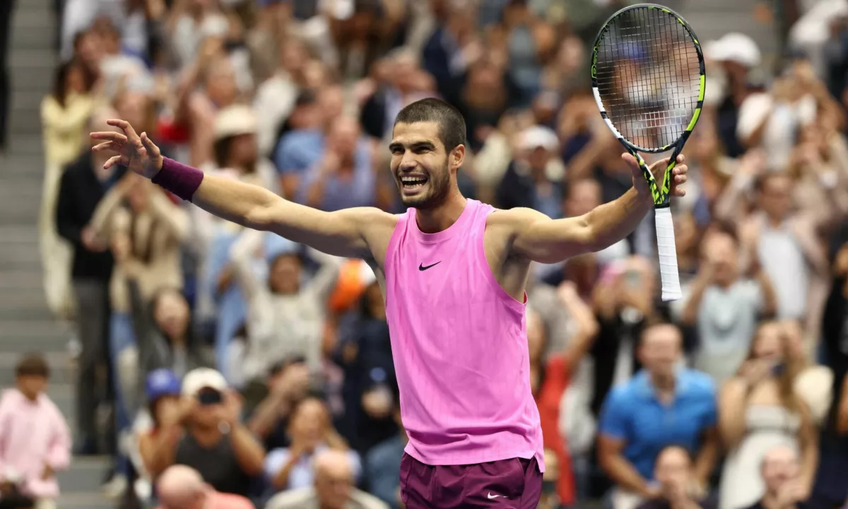 Alcaraz v New Yorku ugnal Sinnerja in znova postal št. 1