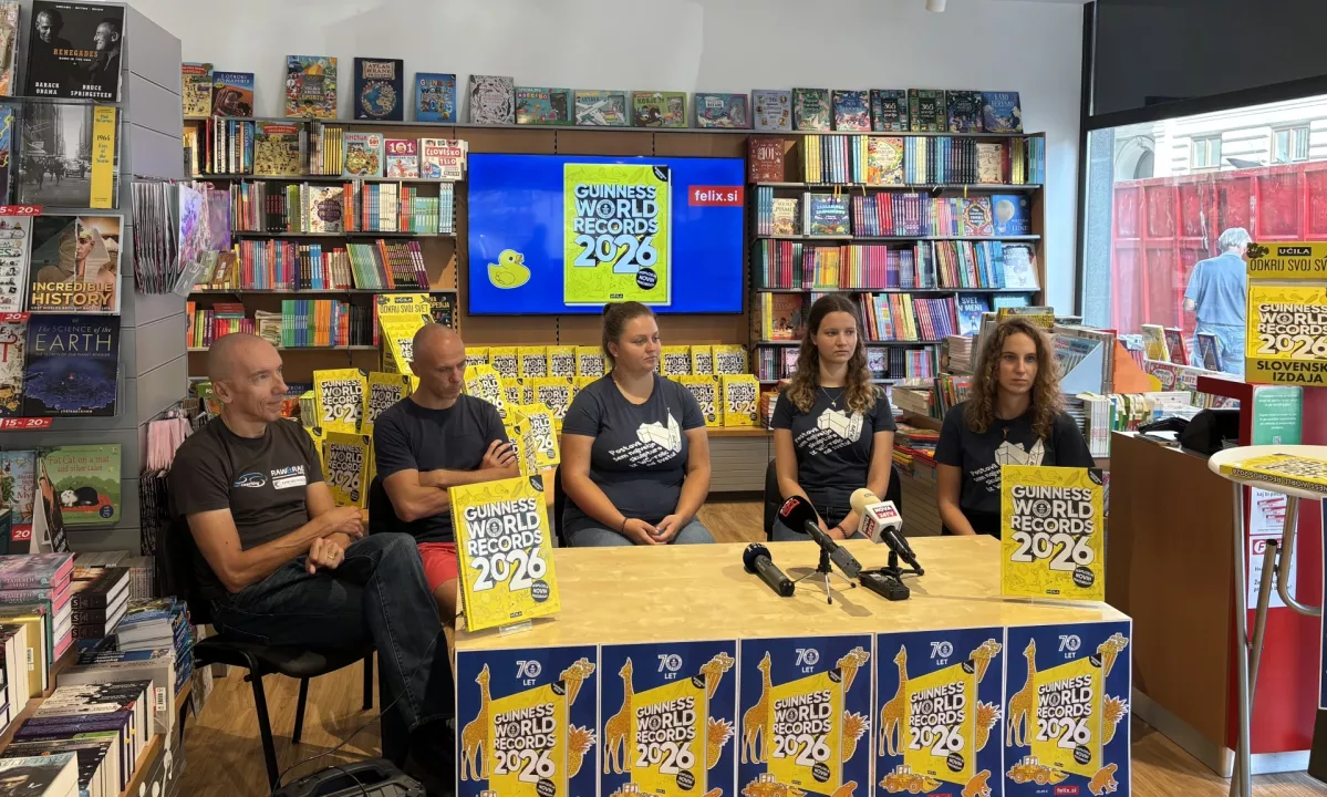 Guinnessova knjiga 2026: v Sloveniji imamo novih osem rekorderjev