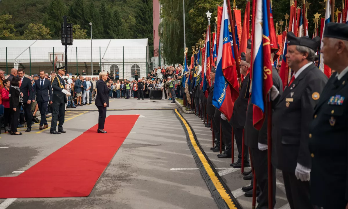 Pirc Musarjeva v Ilirski Bistrici poudarila pogum in zgled Primorcev