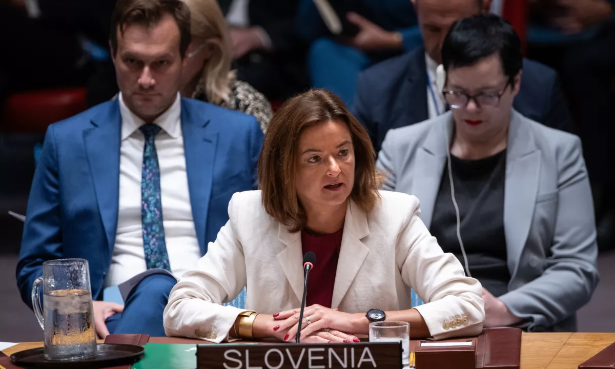 Fajon v Varnostnem svetu: Gaza je šolski primer neuspeha mednarodne skupnosti