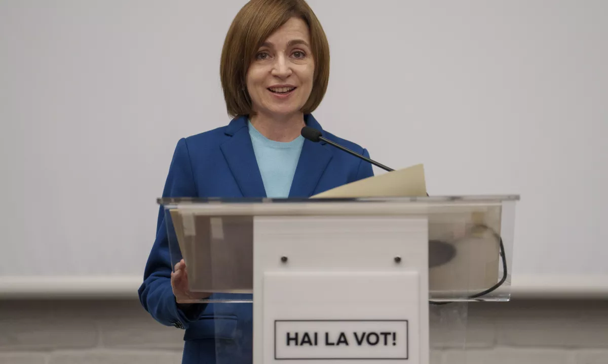 Moldavska predsednica opozarja: Rusija izvaja ogromen pritisk
