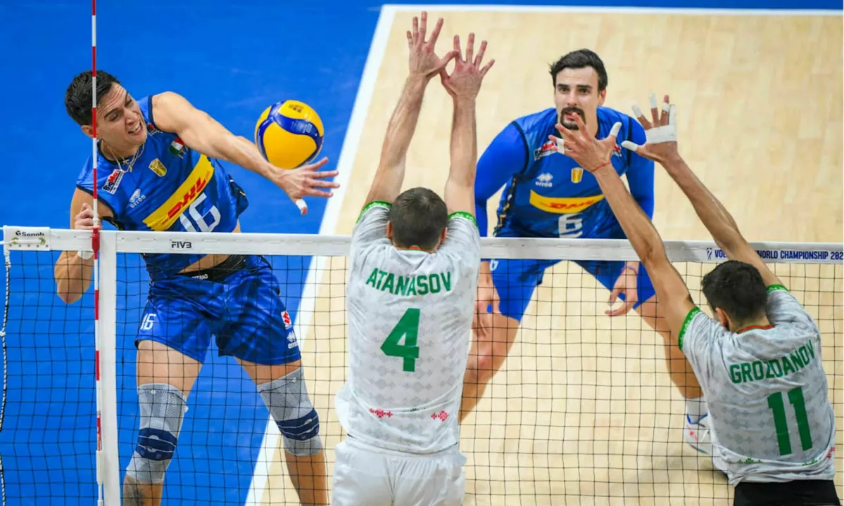 Bolgarija in Italija v finalu odbojkarskega svetovnega prvenstva na Filipinih