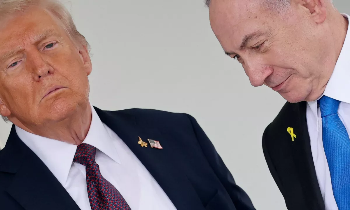 Bela hiša z načrtom za končanje morije v Gazi