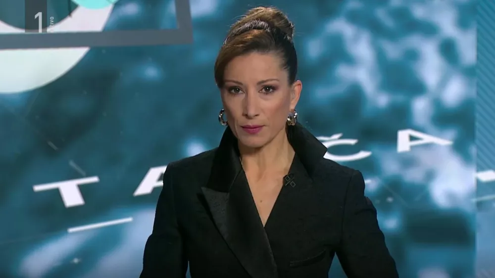 Erika Žnidaršič med oddajo / Foto: zajem zaslona / Foto: Zajem Zaslona