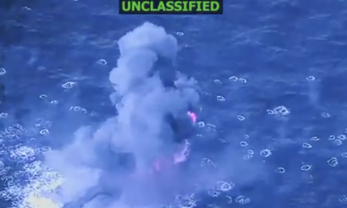 (VIDEO) Nov napad ZDA na tihotapski čoln ob obali Venezuele