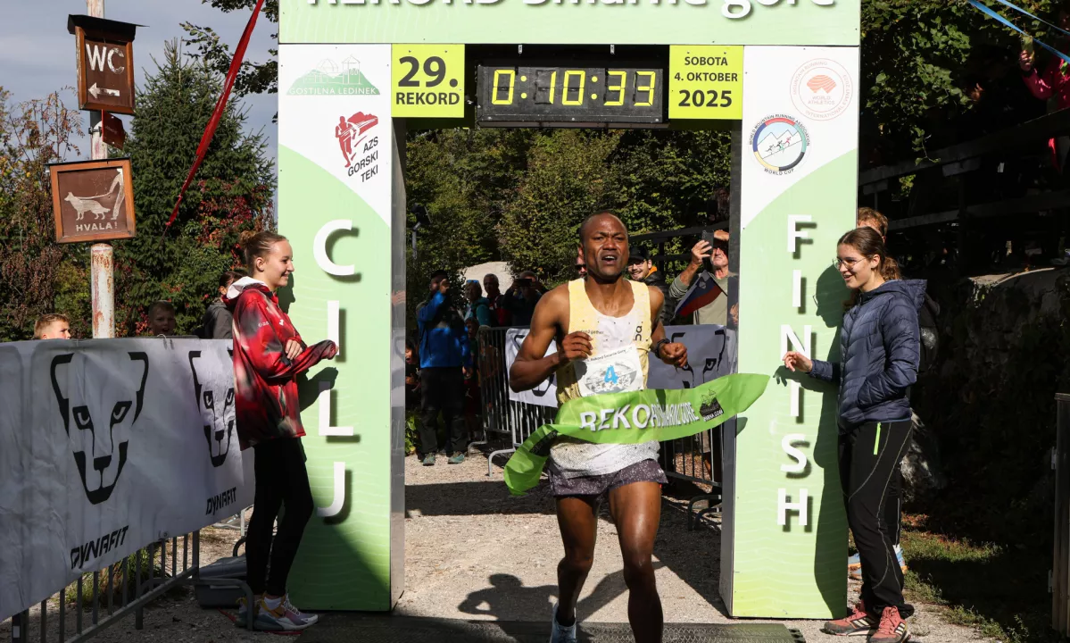 Ugibanj je konec: padel je nov rekord na Šmarno goro - 10 minut in 33 sekund