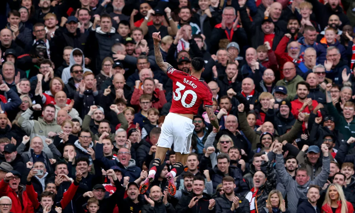 (VIDEO) Šeško po prvem zadetku na Old Traffordu: Izpolnile so se mi sanje