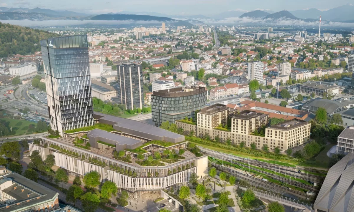 Strabag bo gradil tudi južni del Emonike s 100 metrov visoko stolpnico