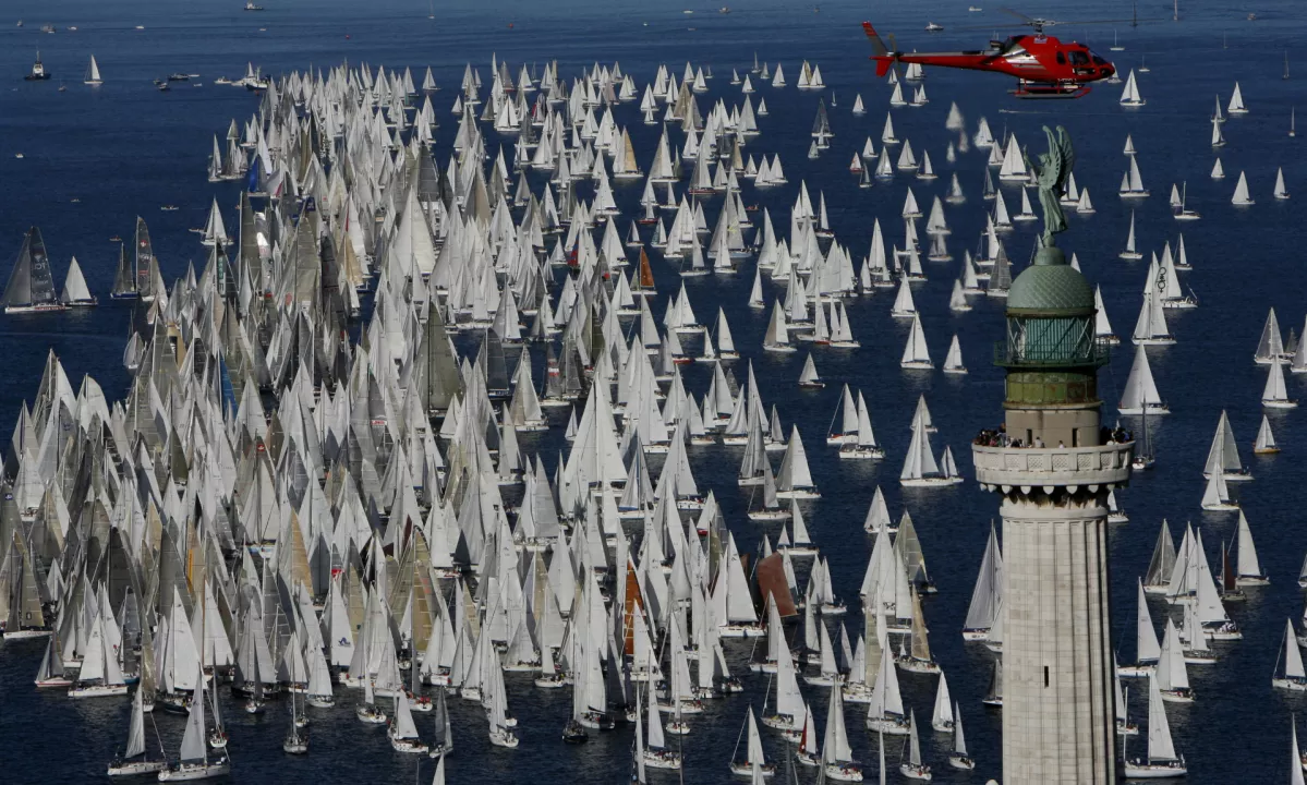 Danes slovenski del jadralske Barkovljanke