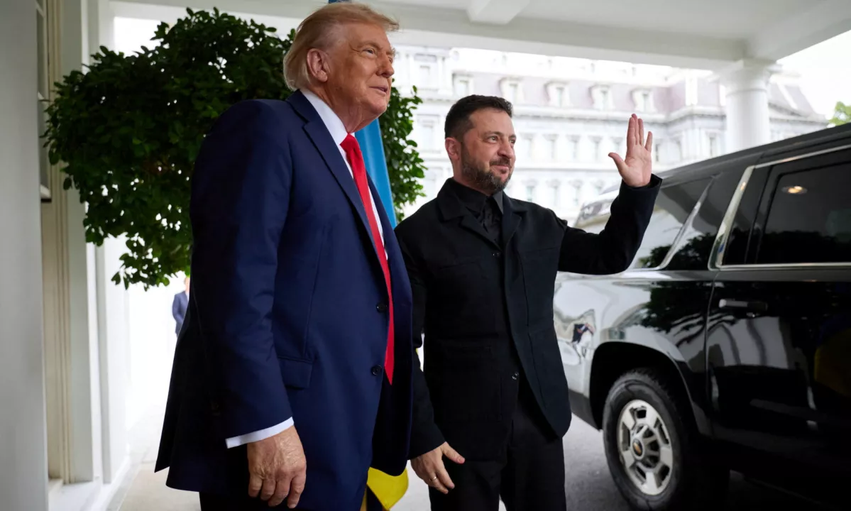 Trump in Zelenski po telefonu. Čestitke in želje po miru