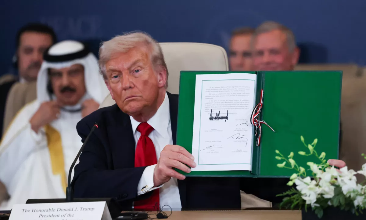 V Egiptu podpisali deklaracijo o miru v Gazi: »To je čudovit dan za svet!«