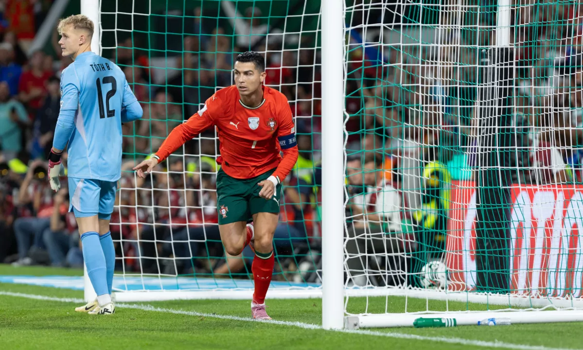 Portugalec Cristiano Ronaldo je postavil nov strelski rekord