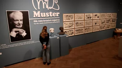 V Mestnem muzeju Ljubljana se nocoj odpira razstava ob stoletnici rojstva velikega klasika slovenskega stripa in animiranega filma Mikija Mustra. F Jaka Gasar