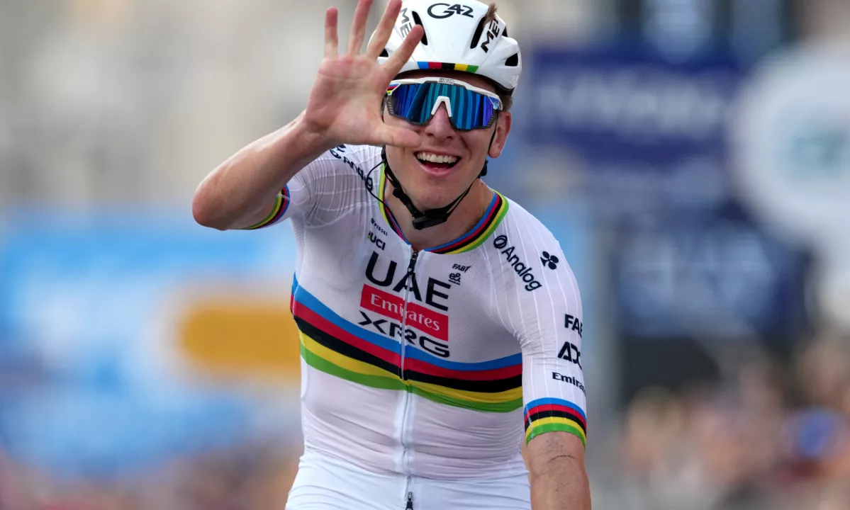 Tadej Pogačar vladar lestvice Uci od konca septembra 2021