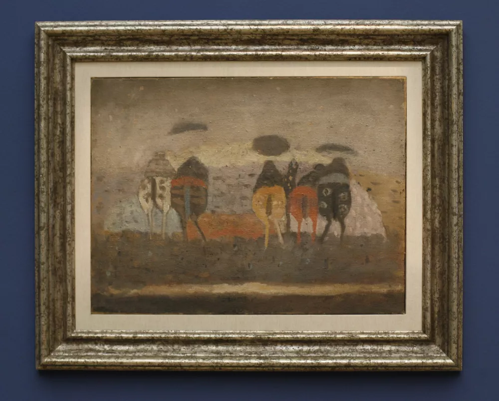 Donacija slike Zorana Mušiča Narodni Galeriji, Donator Igor Lah, poslovnež (MARFIN), //FOTO: JAKA ADAMIČOPOMBA: ZA OBJAVO V ČASOPISU DNEVNIK / Foto: Jaka Adamič