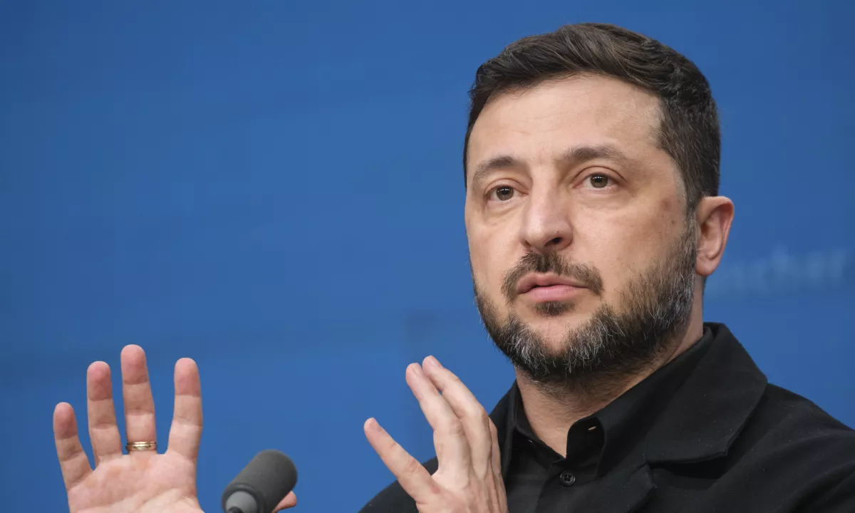 Zelenski podprl možnost oblikovanja načrta za mir po vzoru načrta za Gazo