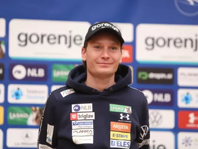 - Anže Lani&scaron;ek,- 07.10.2025. Predstavitev reprezentanc Smučarske zveze Slovenije za novo tekmovalno sezono.//FOTO: Bojan Velikonja
