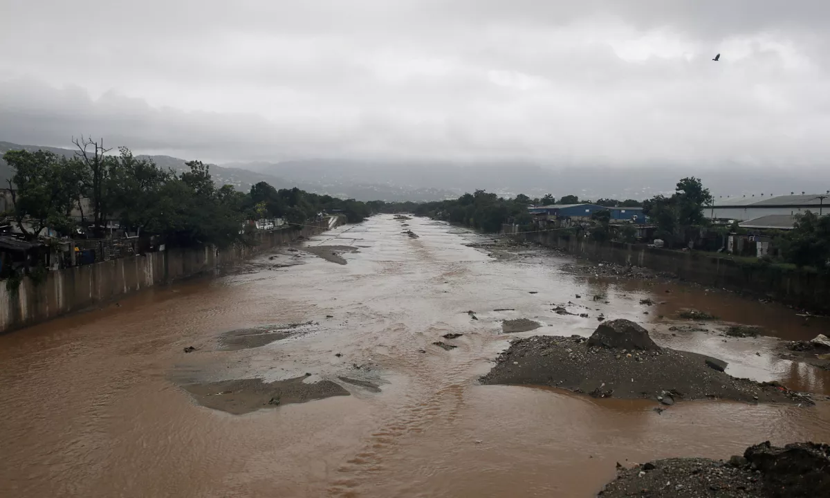 Orkan Melissa dosegel Jamajko