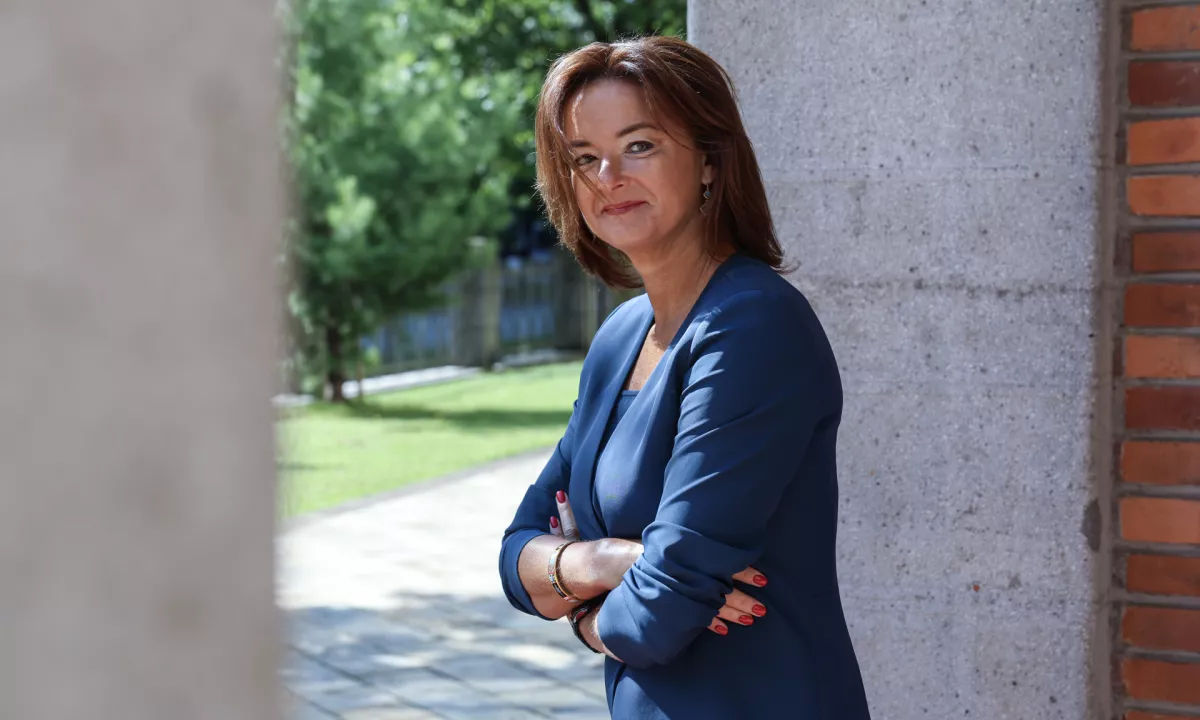 Tanja Fajon v Ukrajini odprla rejniško hišo v regiji Hmelnicki