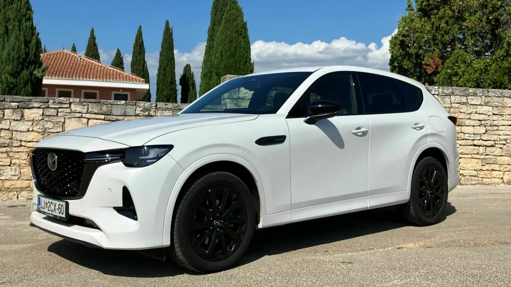 Mazda CX-60 e-skyactiv D254 AWD homura plus: Redko, kot je marsikje pitna voda
