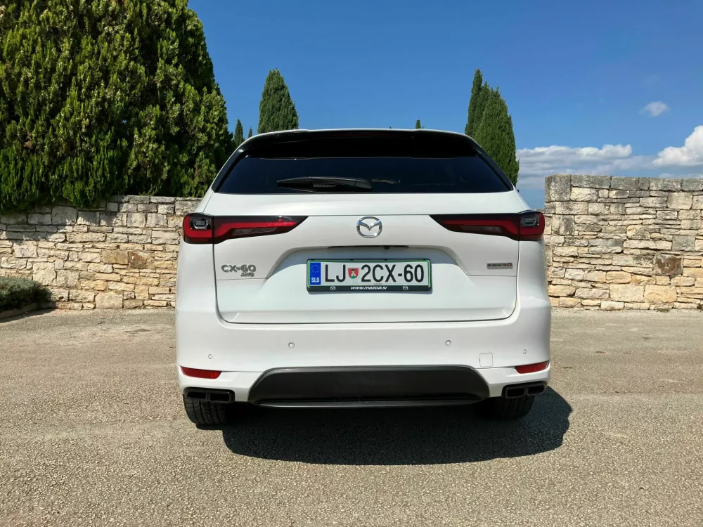 Mazda CX-60 e-skyactiv D254 AWD homura plus: Redko, kot je marsikje pitna voda