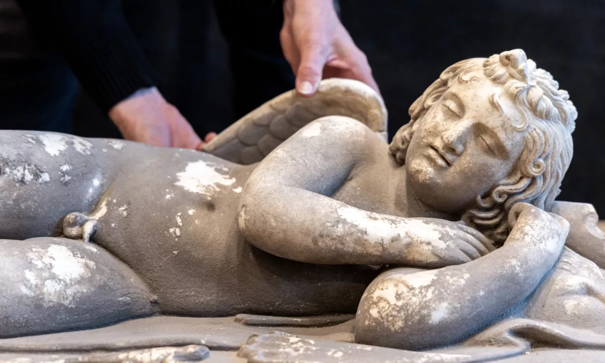 V Pulju odkrili stoletja zakopano antično mojstrovino