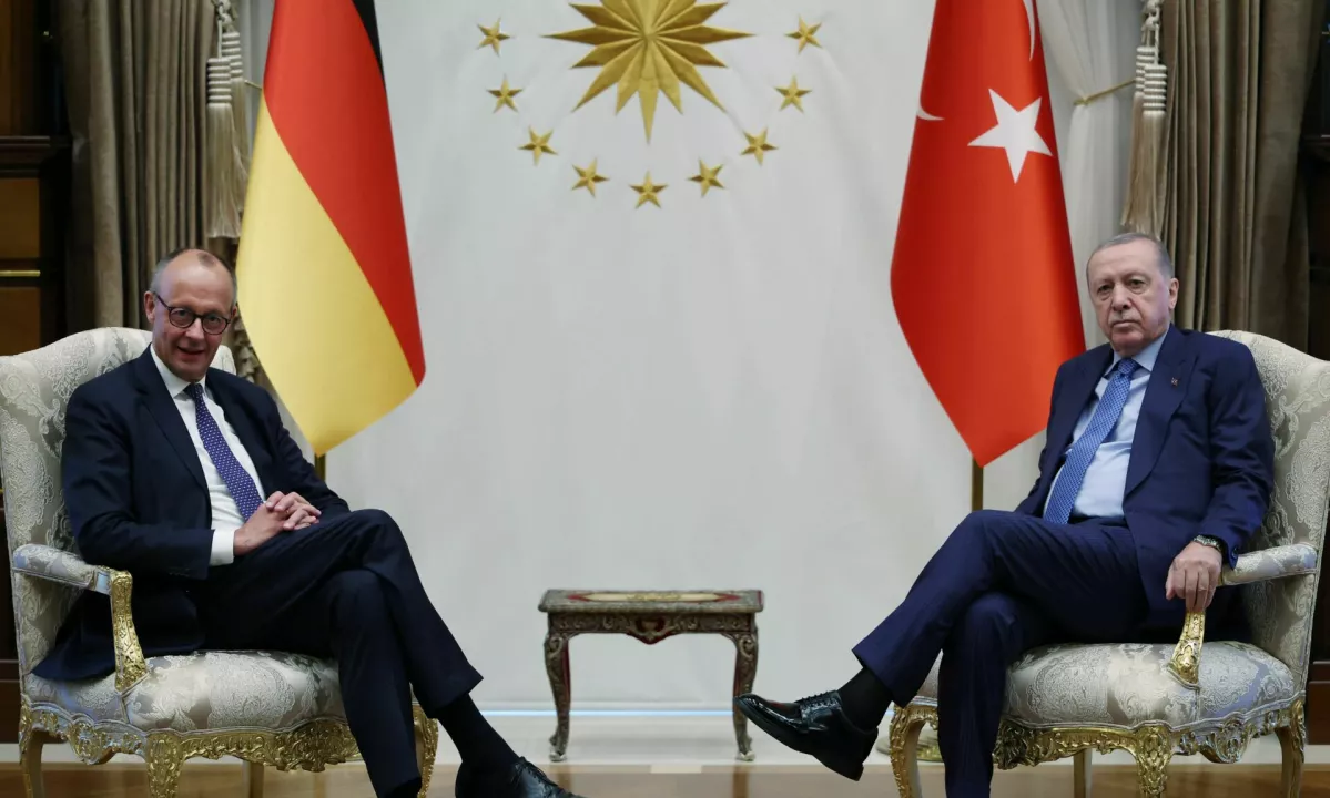 Merz in Erdogan vsak na svojem bregu glede Gaze