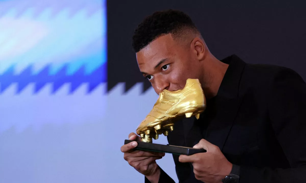 Mbappe prejel zlati čevelj