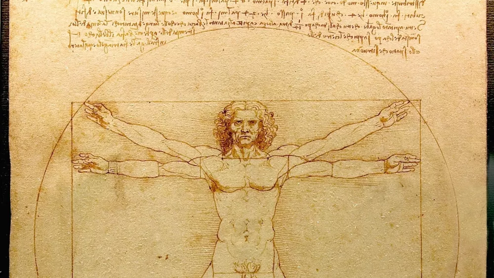 Vetruvijev človek / Foto: Leonardo Da Vinci/wikipedia