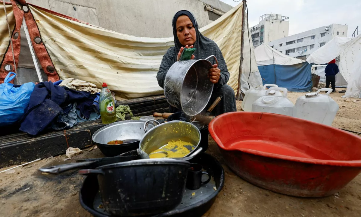 V času premirja v Gazi razdelili hrane za milijon ljudi