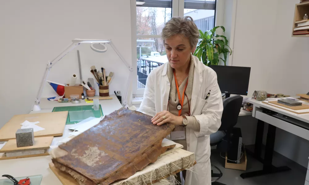 Arhiv Republike Slovenije, 80 let, javno vodstvo, Center za konserviranje in restavriranje arhivskega gradiva, arhivist, arhivistika / Foto: Nataša Bucik Ozebek