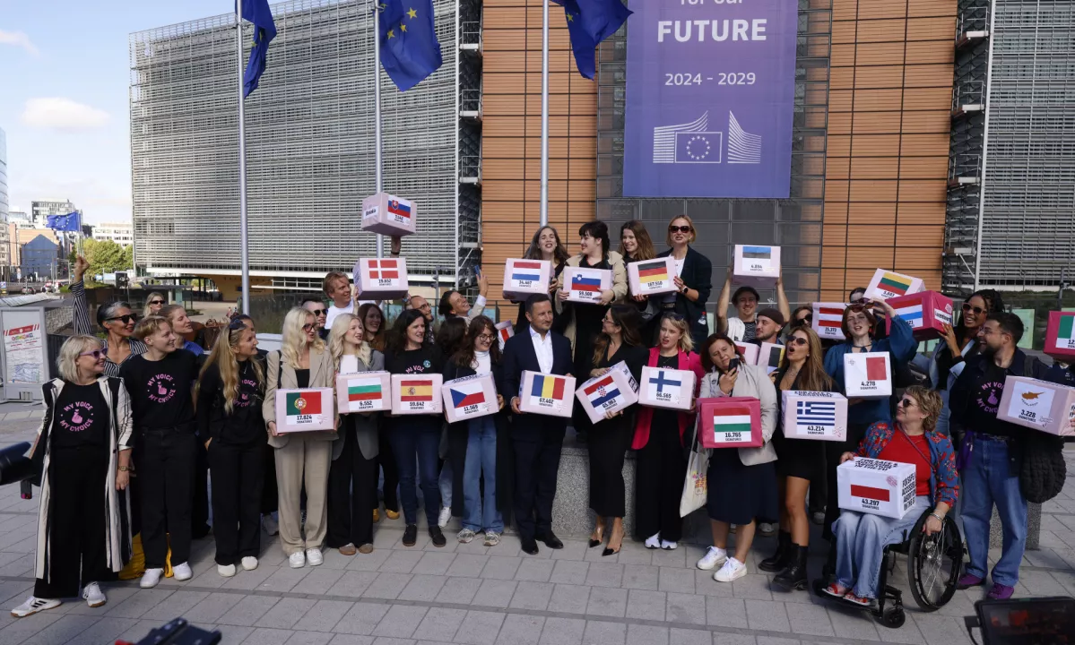 Odbor Evropskega parlamenta podprl pobudo My Voice, My Choice